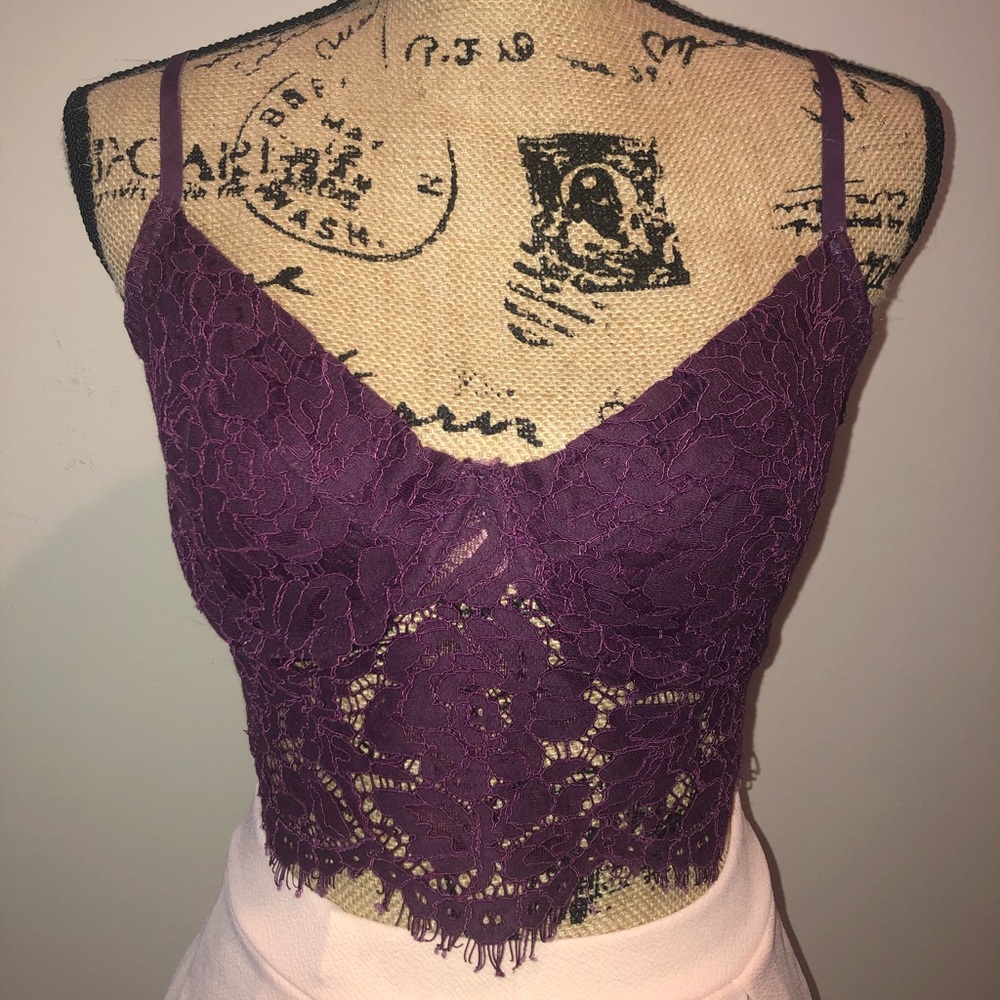 Lace bustier